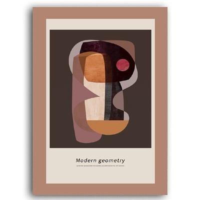 Don't Give Up Your Dream Abstract Geometric Art Canvas Painting Prints-Heart N' Soul Home-20x25 cm no frame-Modern Geometry-Heart N' Soul Home