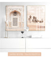 Moroccan Arch and Desert Canvas Art Prints