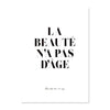 La Beaute N'a Pas D'age - Beauty Has No Age Pink Series Canvas Art Prints