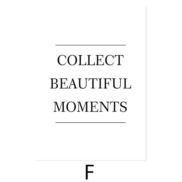 Collect Beautiful Moments Canvas Art Prints