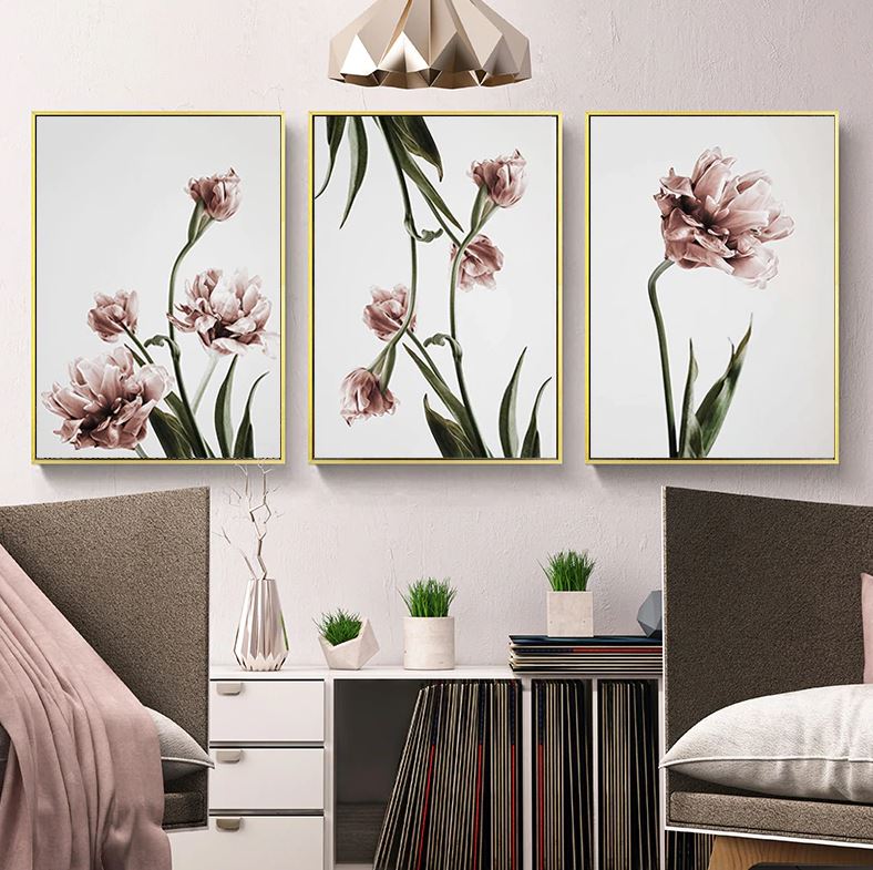 Beautiful Peony Flower Canvas Art Prints