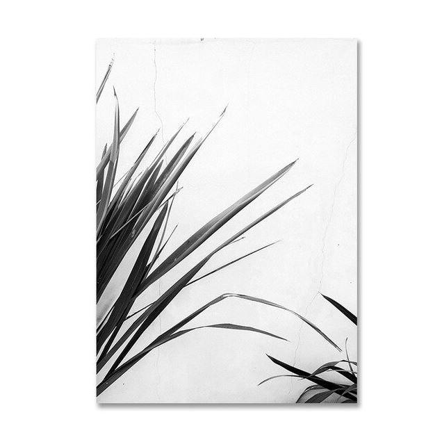 Nordic Palm Leaves Plants Dreams Quote Canvas Art Prints