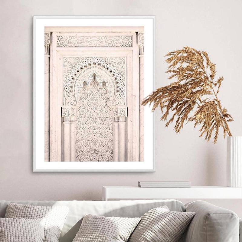 Ancient Door And Beach House Canvas Prints-Heart N' Soul Home-15x20 cm no frame-Ancient Door-Heart N' Soul Home