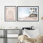 Ancient Door And Beach House Canvas Prints-Heart N' Soul Home-Heart N' Soul Home