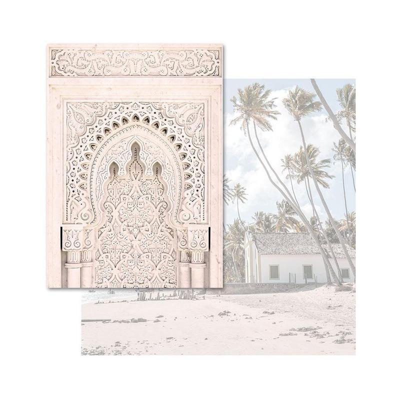 Ancient Door And Beach House Canvas Prints-Heart N' Soul Home-Heart N' Soul Home