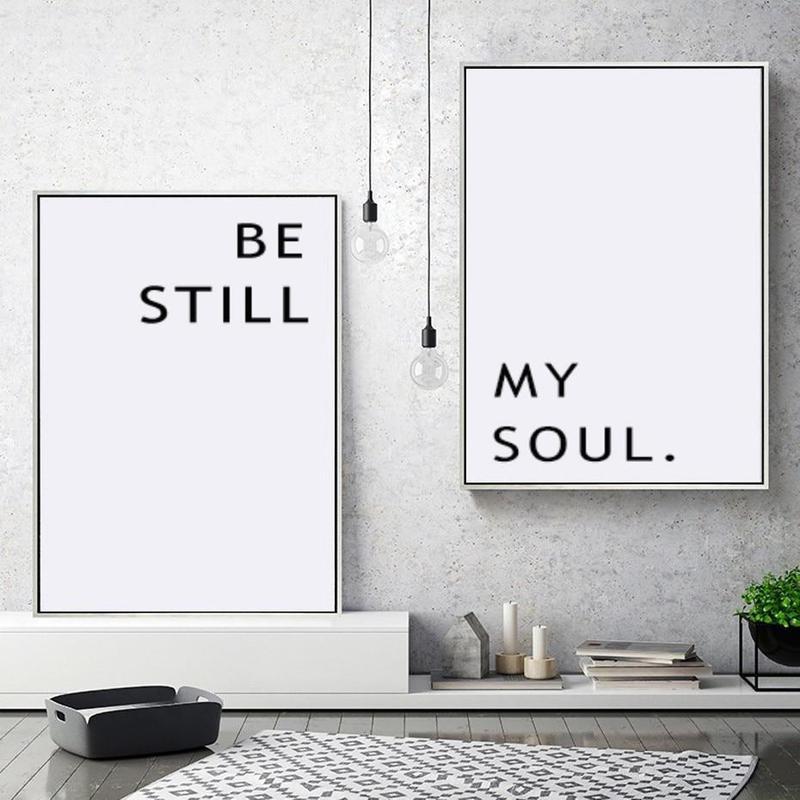 Be Still My Soul Canvas Painting Prints-Heart N' Soul Home-Heart N' Soul Home