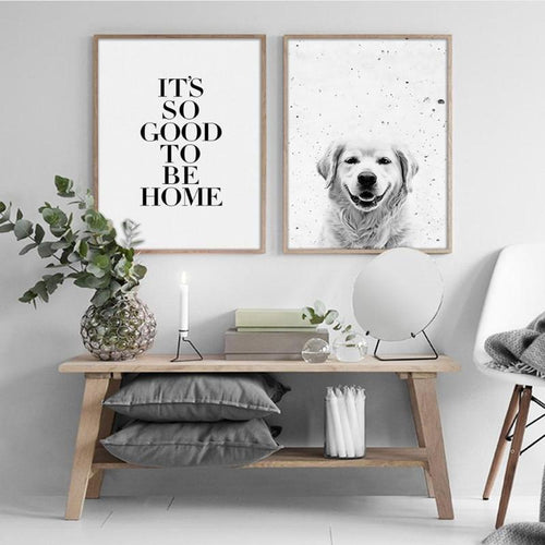 Black And White Quotes And Animals Canvas Painting Prints-Heart N' Soul Home-Heart N' Soul Home