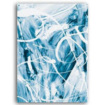 Blue Wave Abstract Canvas Print-Heart N' Soul Home-15x20cm no frame-Heart N' Soul Home