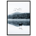 Deer In The Forest Canvas Art Prints