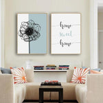 Dandelion Flower/ Typography Canvas Painting Prints-Heart N' Soul Home-Heart N' Soul Home