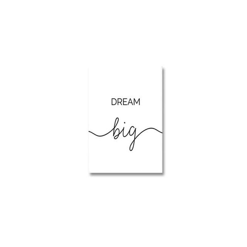 Dream Big Live Simple Life Quote Canvas Painting Prints-Heart N' Soul Home-10x15cm no frame-dream big-Heart N' Soul Home