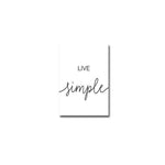 Dream Big Live Simple Life Quote Canvas Painting Prints-Heart N' Soul Home-10x15cm no frame-live simple-Heart N' Soul Home