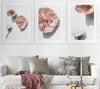 Elegant Pink Flower Canvas Painting Prints-Heart N' Soul Home-Heart N' Soul Home