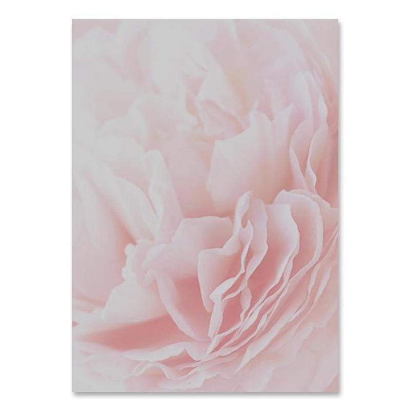 Flowers And Beauty Canvas Prints-Heart N' Soul Home-30x40 cm no frame-Soft Pink Flower-Heart N' Soul Home