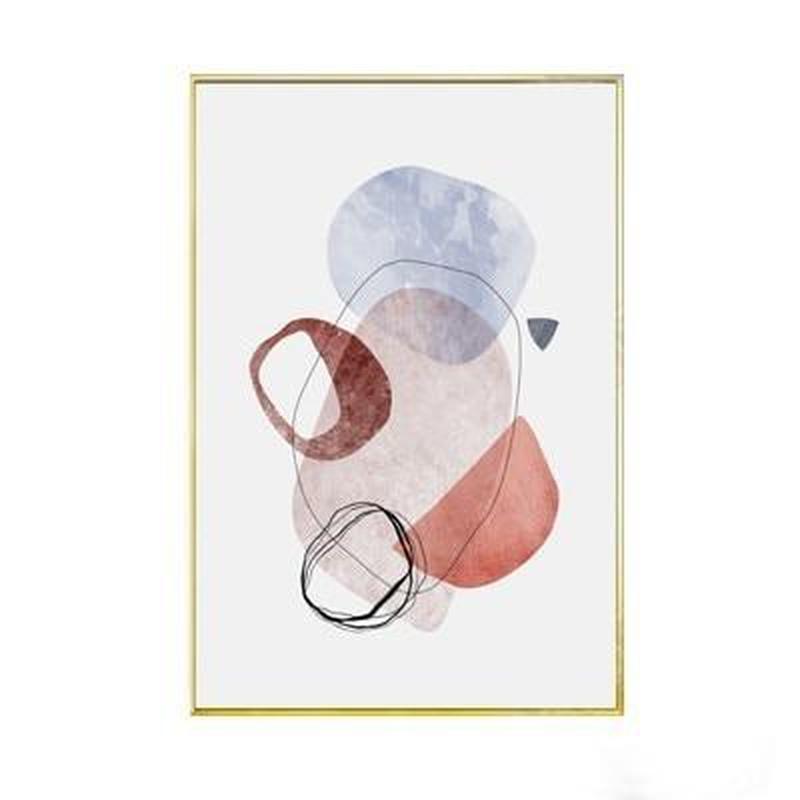 Geometric Art Abstract and Typographic Canvas Prints-Heart N' Soul Home-10x15 cm no frame-B-Heart N' Soul Home