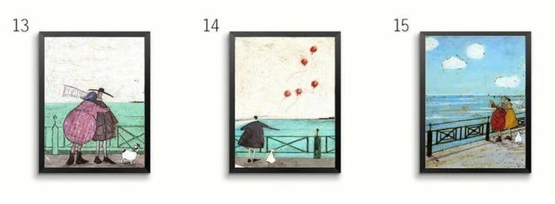 Her Favourite Cloud Art Canvas Painting Prints-Heart N' Soul Home-Heart N' Soul Home