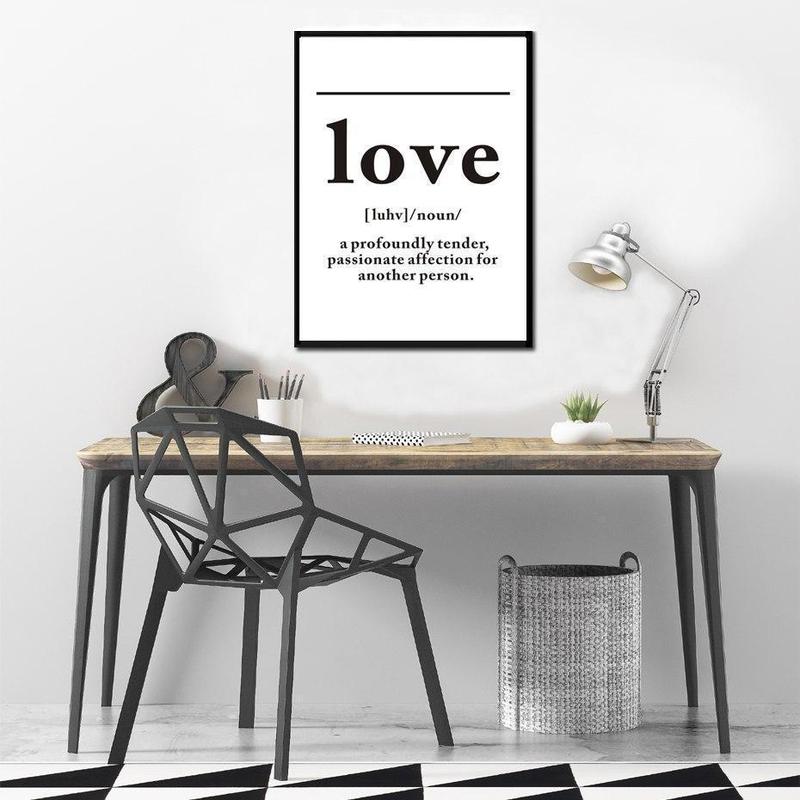 LOVE Definition Canvas Painting Prints-HeartnSoulHome-10x15 cm no frame-LOVE-Heart N' Soul Home