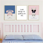 Modern Art Typography Canvas Painting Prints-Heart N' Soul Home-Heart N' Soul Home