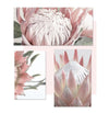 Pink King Protea Series Design A Canvas Prints-Heart N' Soul Home-Heart N' Soul Home