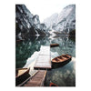 Mountain Lake And Reed Canvas Prints-Heart N' Soul Home