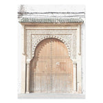 Beige Ancient Gate and Ocean Canvas Canvas Prints-Heart N' Soul Home