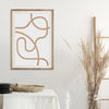 Frankie Trendy Beige Abstract Canvas Prints-Heart N' Soul Home