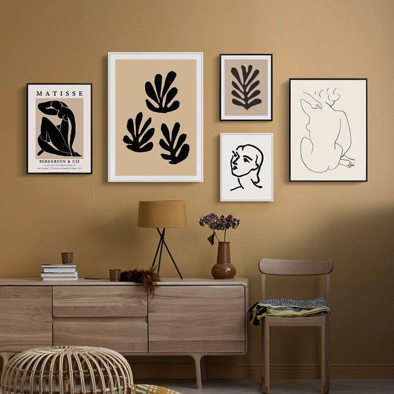 Matisse Vintage Abstract Series Canvas Prints-Heart N' Soul Home
