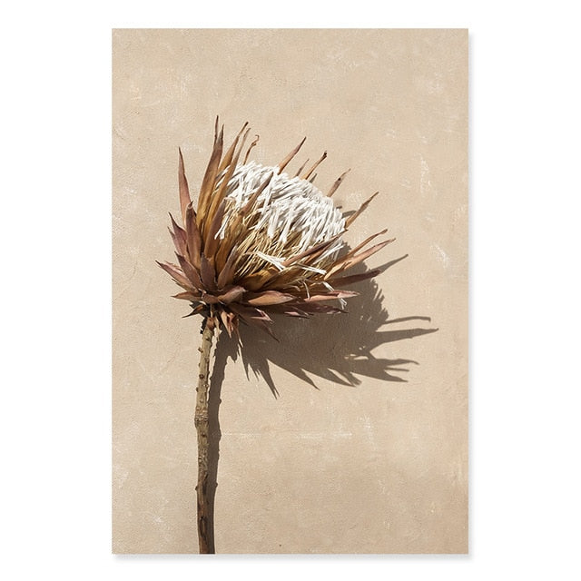 Bohemian Moroccan Door, Dried Flower And lakescape Canvas Prints