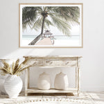 Wooden Canopy And The Ocean Canvas Print