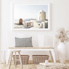 White Santorini Suites Canvas Art Print