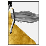 The Girl In The Yellow Dress Series Design C Canvas Print-Heart N' Soul Home-10x15 cm no frame-Heart N' Soul Home
