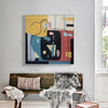 Vintage Style Abstract Art Canvas Painting Prints-Heart N' Soul Home-Heart N' Soul Home