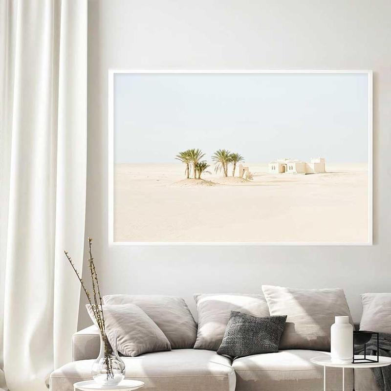 White desert Canvas Print-Heart N' Soul Home