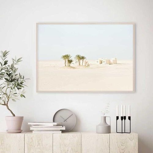 White desert Canvas Print-Heart N' Soul Home